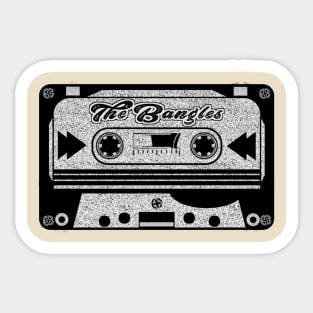 the bangles cassette Sticker